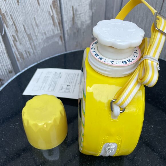 Zojirushi Mickey Mouse Yellow Vtg Water Bottle Walt Disney Productions New - Picture 4 of 13